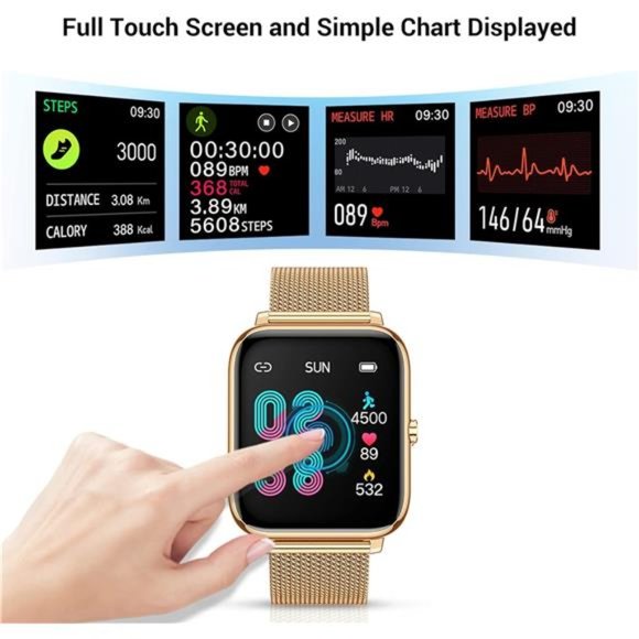 Smart Watch for Android Phones iOS Waterproof Smart Watches for Women Men Sports - Picture 3 of 7